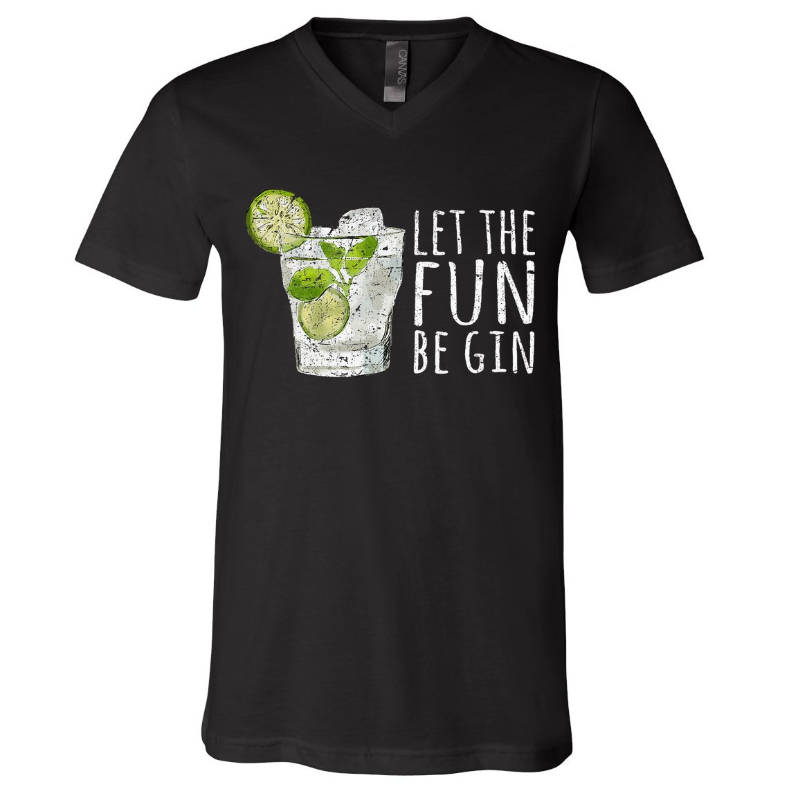 Let The Fun Be Gin V-Neck T-Shirt