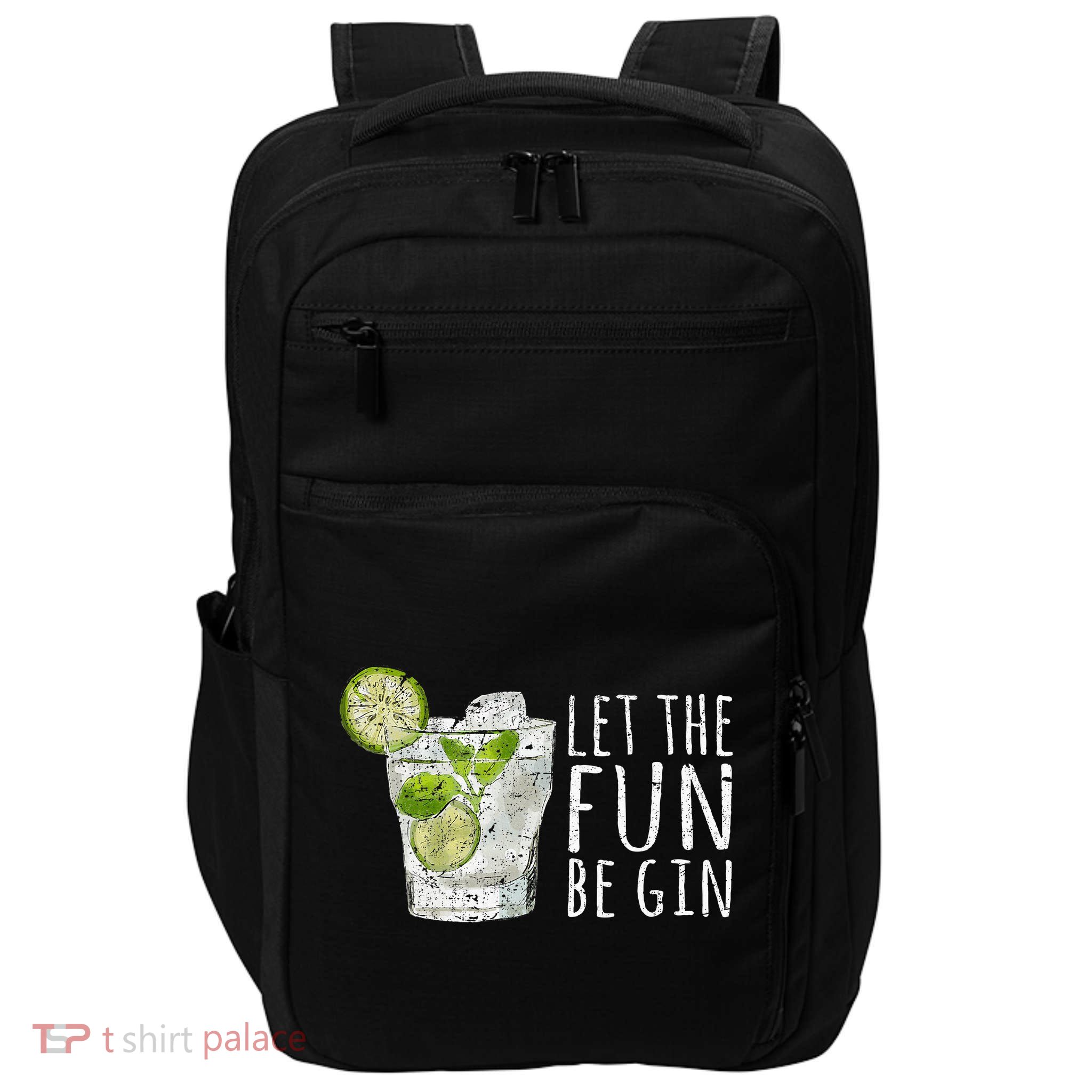 Let The Fun Be Gin Impact Tech Backpack