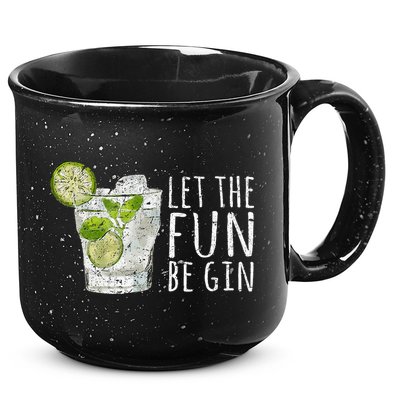 Let The Fun Be Gin 15oz Campfire Ceramic Mug
