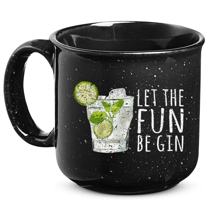 Let The Fun Be Gin 15oz Campfire Ceramic Mug