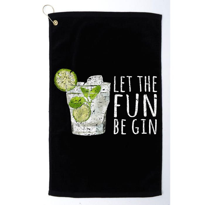 Let The Fun Be Gin Golf Towel