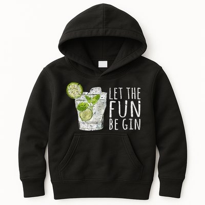 Let The Fun Be Gin Kids Hoodie