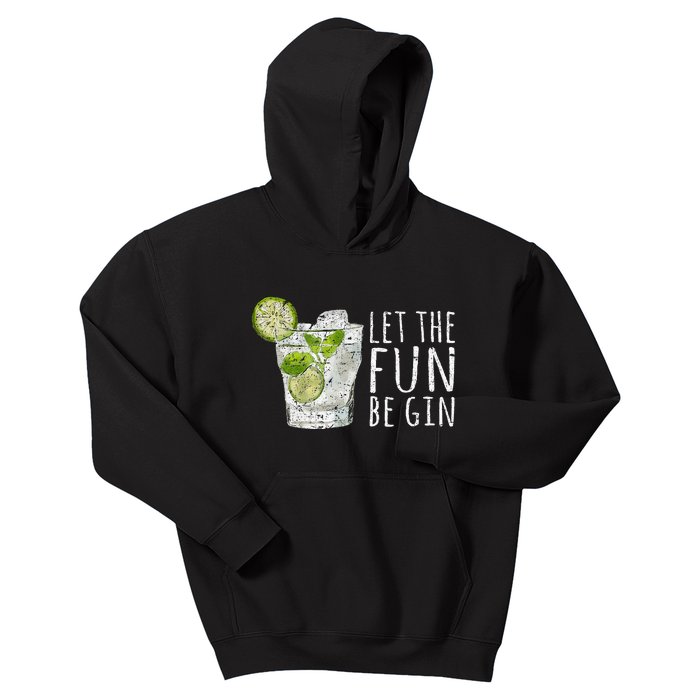 Let The Fun Be Gin Kids Hoodie