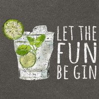 Let The Fun Be Gin Cotton Canvas Backpack
