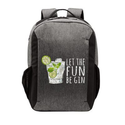 Let The Fun Be Gin Vector Backpack
