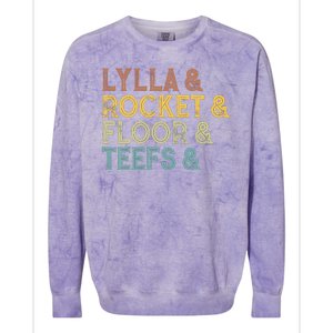 Lylla & Teefs Floor Rocket Colorblast Crewneck Sweatshirt