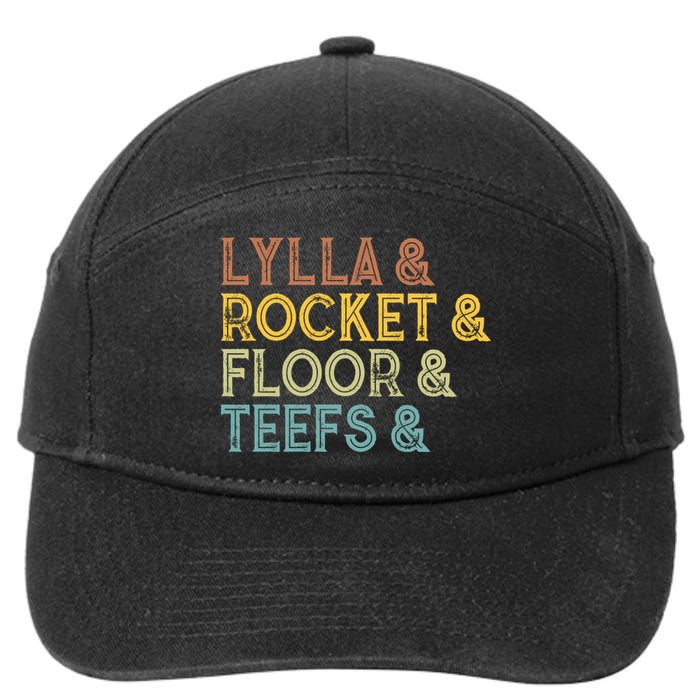 Lylla & Teefs Floor Rocket 7-Panel Snapback Hat