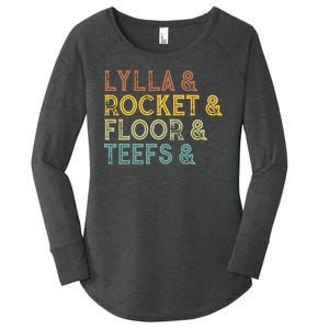 Lylla & Teefs Floor Rocket Women's Perfect Tri Tunic Long Sleeve Shirt