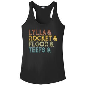 Lylla & Teefs Floor Rocket Ladies PosiCharge Competitor Racerback Tank