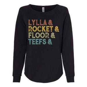 Lylla & Teefs Floor Rocket Womens California Wash Sweatshirt