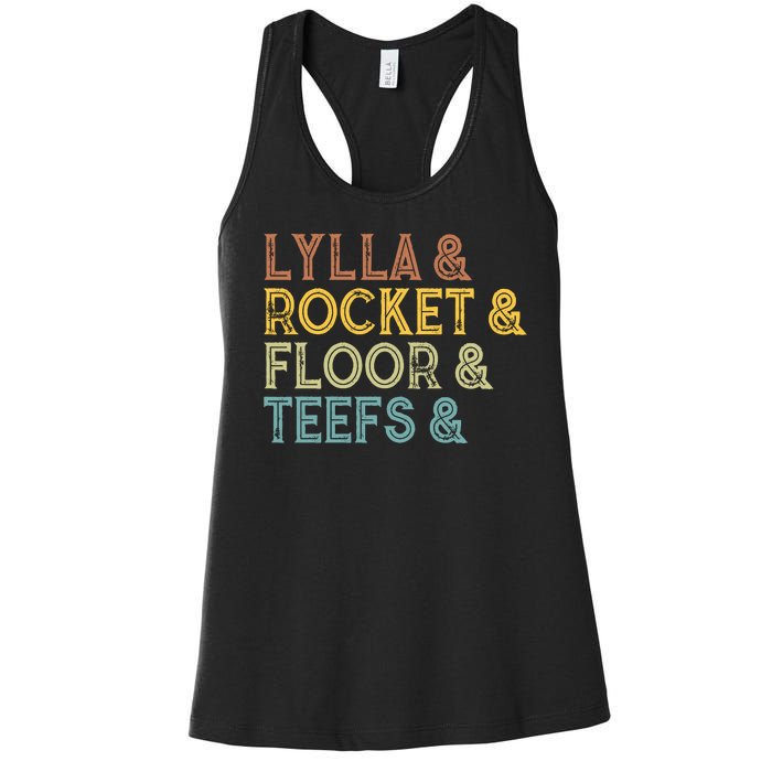 Lylla & Teefs Floor Rocket Women's Racerback Tank