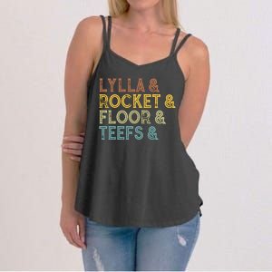 Lylla & Teefs Floor Rocket Women's Strappy Tank