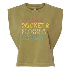 Lylla & Teefs Floor Rocket Garment-Dyed Women's Muscle Tee