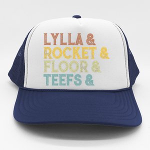 Lylla & Teefs Floor Rocket Trucker Hat