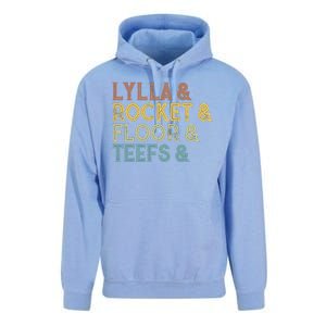 Lylla & Teefs Floor Rocket Unisex Surf Hoodie