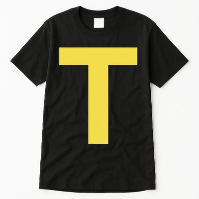 Letter T Funny Chipmunk Group Matching Halloween Costume Tall T-Shirt