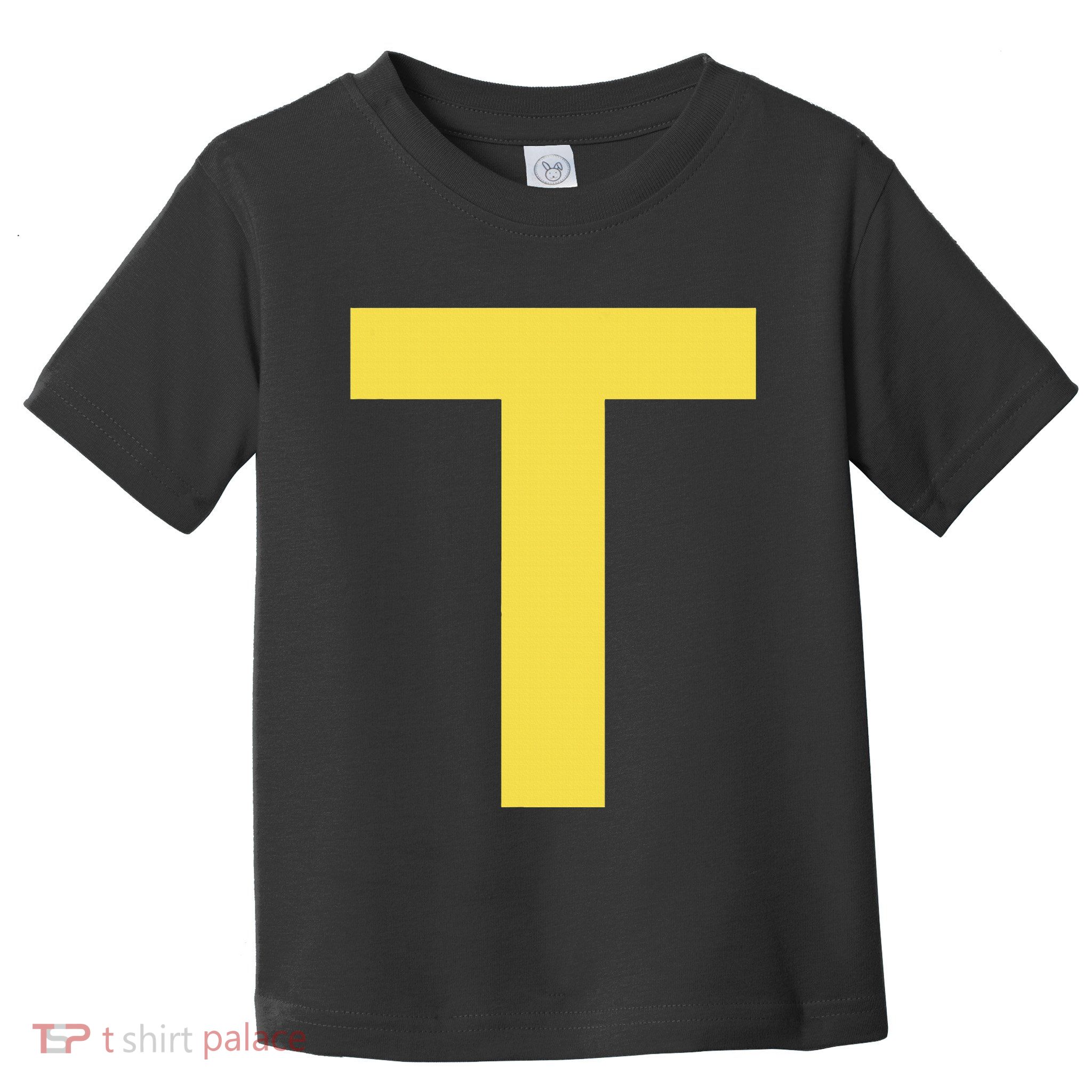 Letter T Funny Chipmunk Group Matching Halloween Costume Toddler T-Shirt