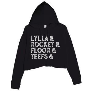 Lylla & Teefs Floor Rocket Crop Fleece Hoodie