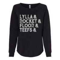 Lylla & Teefs Floor Rocket Womens California Wash Sweatshirt