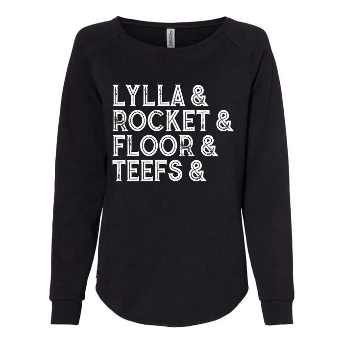 Lylla & Teefs Floor Rocket Womens California Wash Sweatshirt