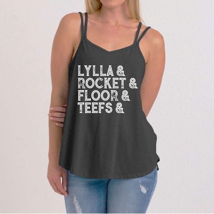 Lylla & Teefs Floor Rocket Women's Strappy Tank