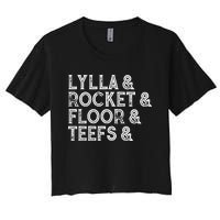 Lylla & Teefs Floor Rocket Women's Crop Top Tee