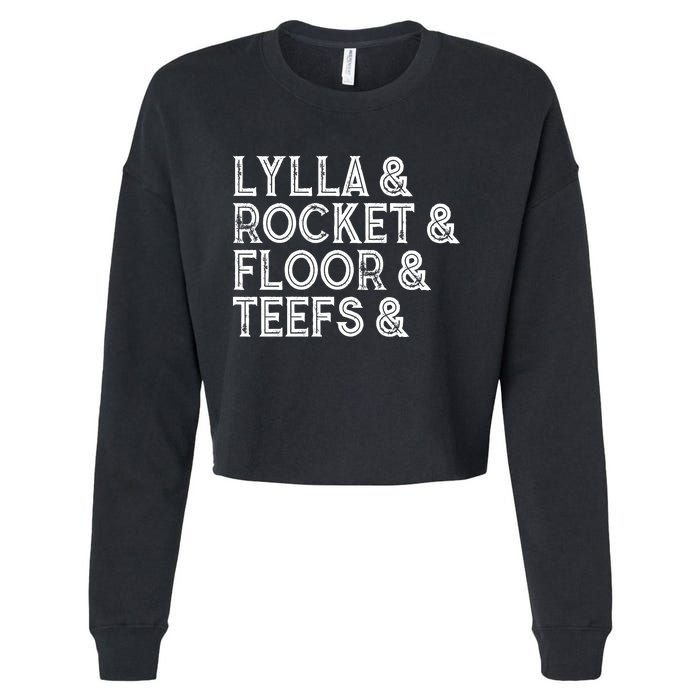 Lylla & Teefs Floor Rocket Cropped Pullover Crew