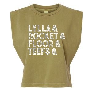 Lylla & Teefs Floor Rocket Garment-Dyed Women's Muscle Tee