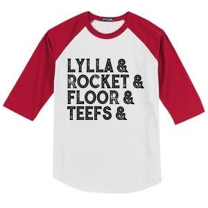 Lylla & Teefs Floor Rocket Kids Colorblock Raglan Jersey