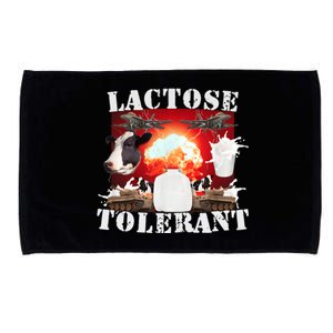 Lactose Tolerant Funny Meme Trendy Design Microfiber Hand Towel