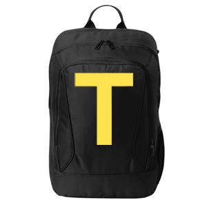 Letter T Funny Chipmunk Group Matching Halloween Costume City Backpack