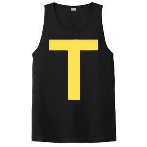 Letter T Funny Chipmunk Group Matching Halloween Costume PosiCharge Competitor Tank