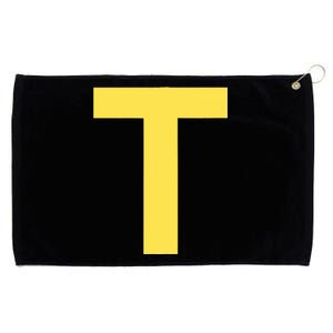 Letter T Funny Chipmunk Group Matching Halloween Costume Grommeted Golf Towel