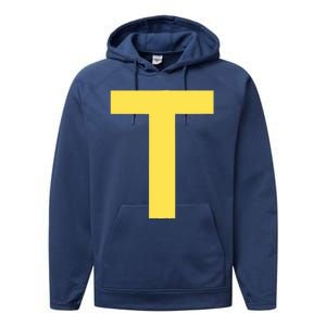 Letter T Funny Chipmunk Group Matching Halloween Costume Performance Fleece Hoodie