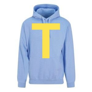 Letter T Funny Chipmunk Group Matching Halloween Costume Unisex Surf Hoodie