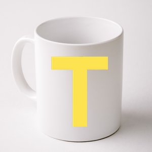 Letter T Funny Chipmunk Group Matching Halloween Costume Coffee Mug