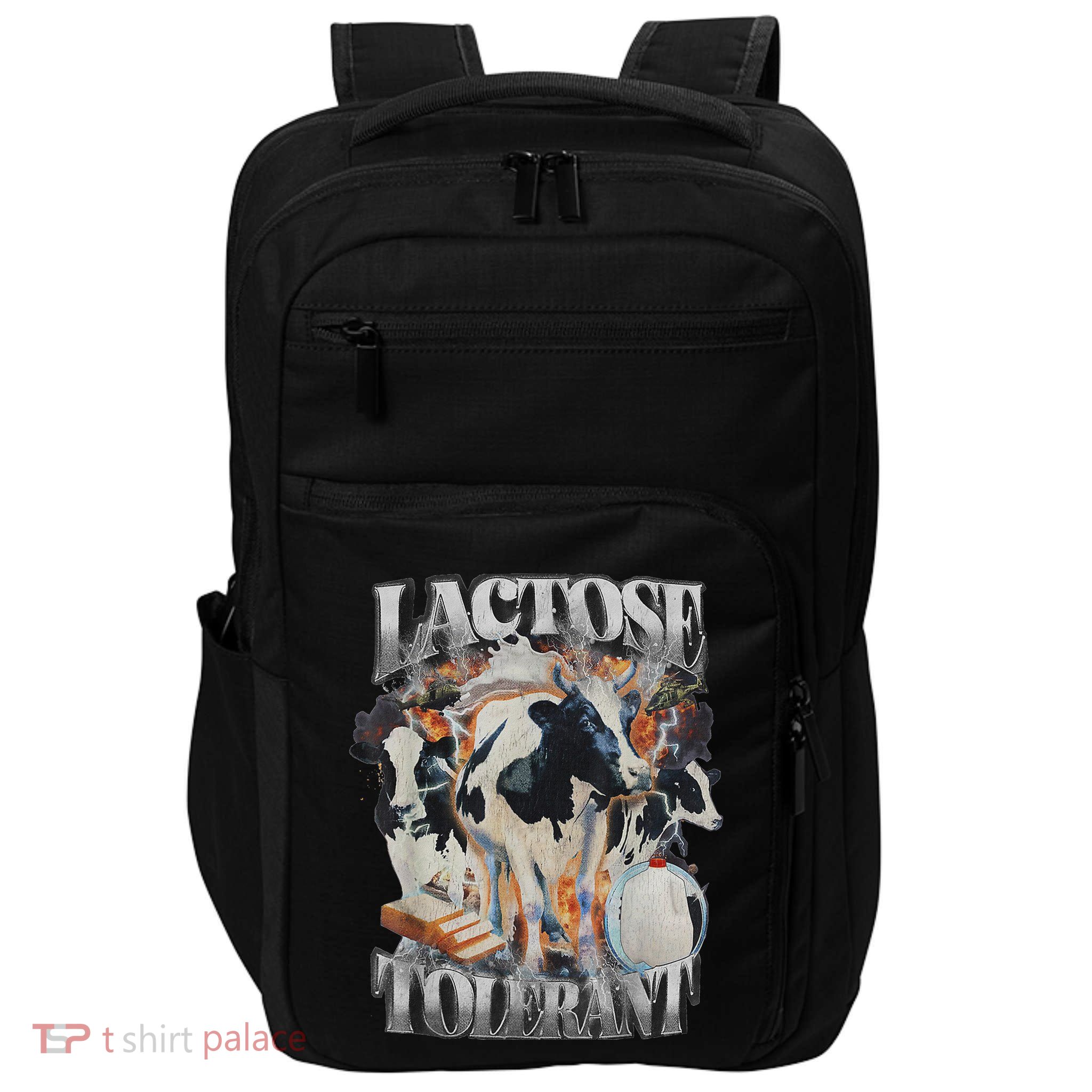 Lactose Tolerant Funny Trending Meme Impact Tech Backpack