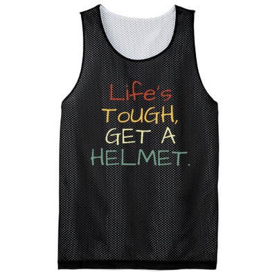 LifeS Tough Get A Helmet LifeS Tough Get A Helmet Man Mesh Reversible Basketball Jersey Tank