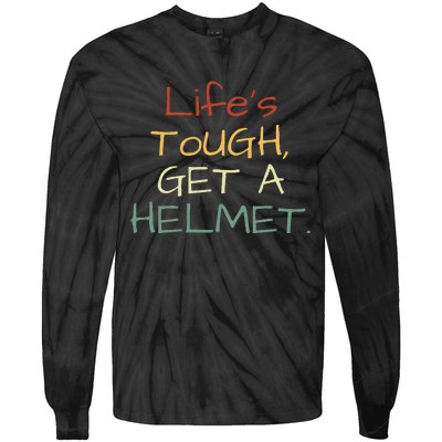 LifeS Tough Get A Helmet LifeS Tough Get A Helmet Man Tie-Dye Long Sleeve Shirt