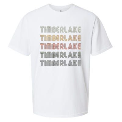 Love Timberlake Grunge Vintage Style Black Timberlake Sueded Cloud Jersey T-Shirt