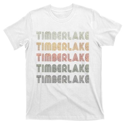 Love Timberlake Grunge Vintage Style Black Timberlake T-Shirt