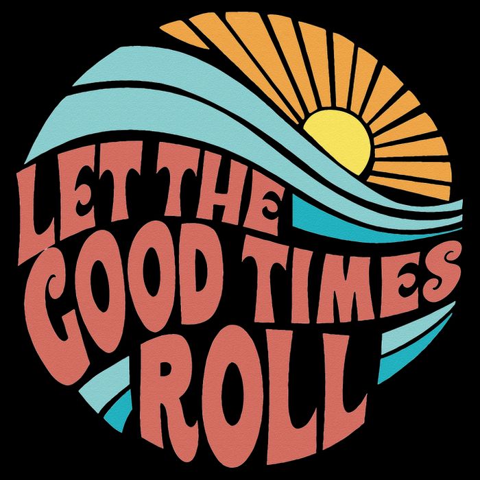 Let The Good Times Roll Retro Vintage Apron