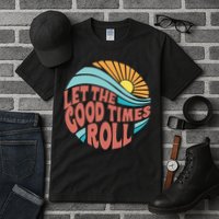 Let The Good Times Roll Retro Vintage Tall T-Shirt