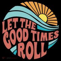 Let The Good Times Roll Retro Vintage Tank Top