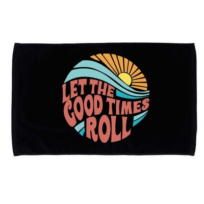 Let The Good Times Roll Retro Vintage Microfiber Hand Towel
