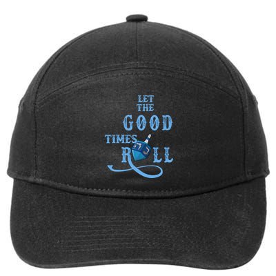Let The Good Times Roll Raglan Hanukkah 7-Panel Snapback Hat
