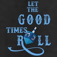 Let The Good Times Roll Raglan Hanukkah 25L Jumbo Tote