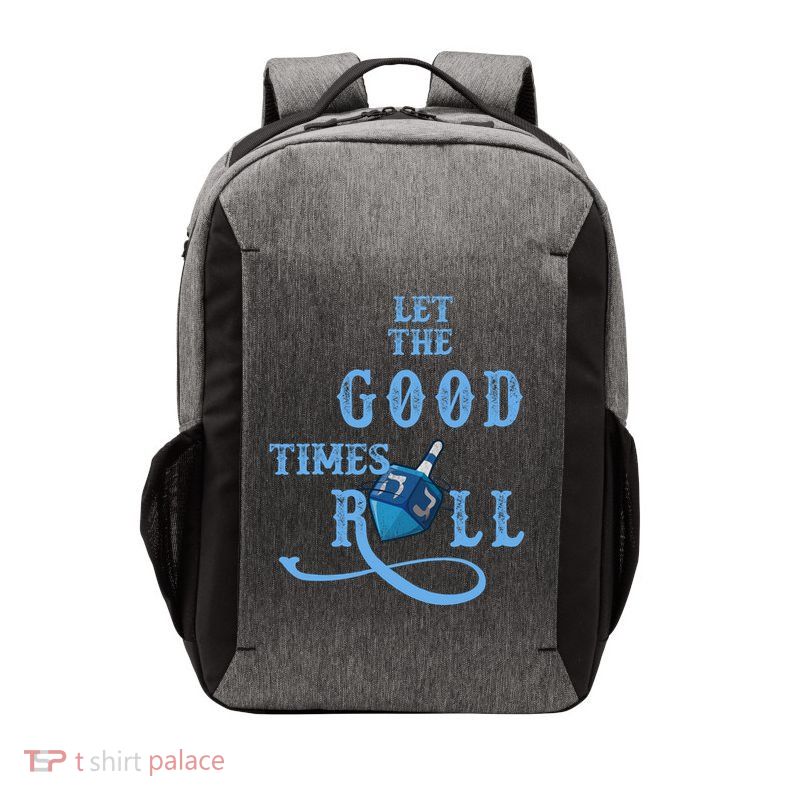 Let The Good Times Roll Raglan Hanukkah Vector Backpack