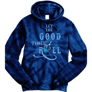 Let The Good Times Roll Raglan Hanukkah Tie Dye Hoodie