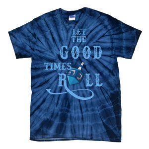 Let The Good Times Roll Raglan Hanukkah Tie-Dye T-Shirt